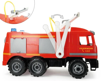 Lena GIGA TRUCKS Auto Mercedes hasiči s vodným delom strieka vodu