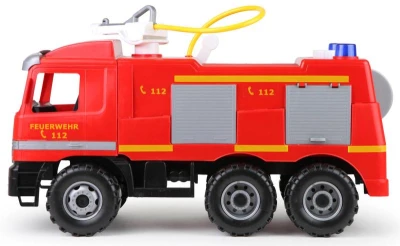 Lena GIGA TRUCKS Auto Mercedes hasiči s vodným delom strieka vodu