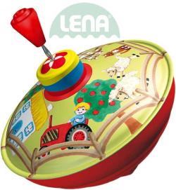 Lena Hra dětská káča vlk Selský dvůr 13cm kov