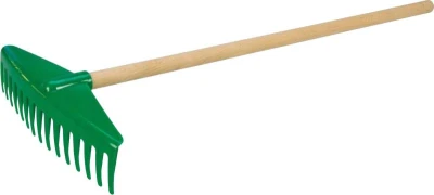 Lena Hrábě dětské zahradní nářadí zelené 60cm dřevo/plast Lena Hrábě dětské zahradní nářadí zelené 60cm dřevo/plast