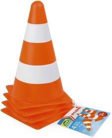 Lena Kužely výstražné dopravní baby dětské 23cm set 4ks plast