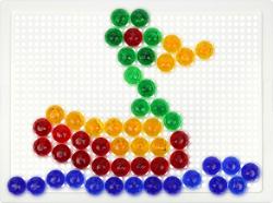 Lena Mozaika klobouček krystal transparentní 1,5cm set 80ks s podložkou