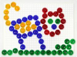 Lena Mozaika klobouček krystal transparentní 1,5cm set 80ks s podložkou