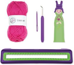 Lena Pletací stav kreativní dětský set s vlnou a nástroji 42679