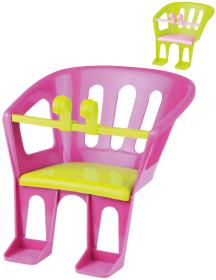 Lena Sedátko na kolo pro panenku 2 barvy plast 61160