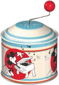 Lena Skříňka hrací Mickey Mouse plechový flašinet 52766