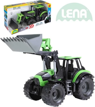 Lena Traktor funkčný s lyžicou 45cm Worxx 1:15 DeutzFahr Agrotron 7250 plast Lena Traktor funkčný s lyžicou 45cm Worxx 1:15 DeutzFahr Agrotron 7250 plast