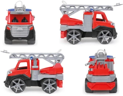 Lena TRUXX 2 auto hasiči funkční set s figurkou stříká vodu plast v krabici