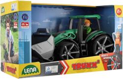 Lena TRUXX 2 auto traktor se lžící funkční set s figurkou plast v krabici
