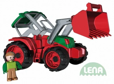 Lena Truxx Traktor 33cm s figúrkou vodiča (vozidlo na piesok) Lena Truxx Traktor 33cm s figúrkou vodiča (vozidlo na piesok)