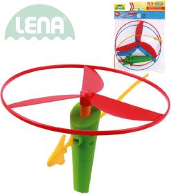 Lena Vrtulky vystřelovací 20cm set 2ks + startér plastový v sáčku 61290