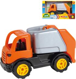 Lena Workies auto funkční popeláři baby set s popelnicí plast v krabici