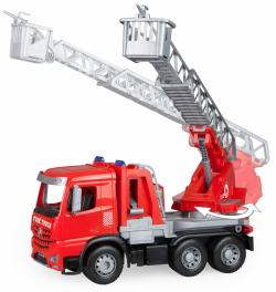 Lena WORXX Auto Mercedes-Benz Arocs funkční hasiči stříká vodu