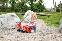 Lena WORXX Auto Mercedes-Benz Arocs funkční hasiči stříká vodu