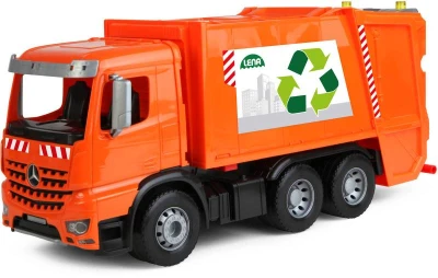 Lena WORXX Auto Mercedes-Benz Arocs popelári funkčný + 2 popelnice Lena WORXX Auto Mercedes-Benz Arocs popelári funkčný + 2 popelnice