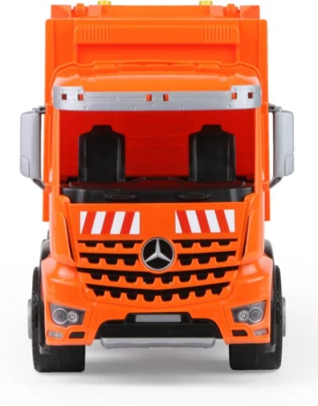 Lena WORXX Auto Mercedes-Benz Arocs popeláři funkční + 2 popelnice