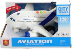 Letadlo bílé plastové 1:200 Planebus 710A na baterie Světlo Zvuk Letadlo bílé plastové 1:200 Planebus 710A na baterie Světlo Zvuk