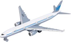 Letadlo dopravní kovové 19cm zpětný chod v krabici