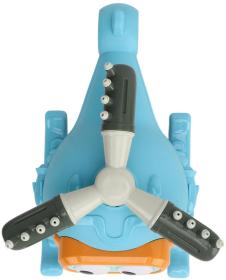 Letadlo stříkací zahradní fontána hydroplán stříká vodu 2 barvy