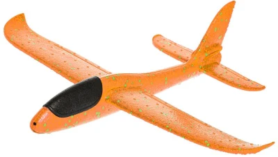 Letadlo Sun Fun soft házecí polystyrenové 48cm na házení 4 barvy