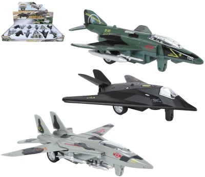 Letadlo vojenská army kovová stíhačka zpětný chod 3 druhy Světlo Zvuk Letadlo vojenská army kovová stíhačka zpětný chod 3 druhy Světlo Zvuk