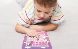 Lexibook Dvojjazyčný mluvící vzdělávací tablet Unicorn
