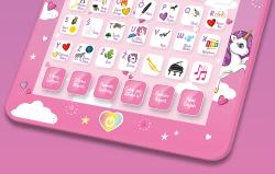 Lexibook Dvojjazyčný mluvící vzdělávací tablet Unicorn
