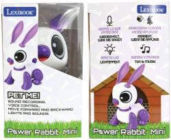 LEXIBOOK Mini robot králík interaktivní chodící na baterie Světlo Zvuk