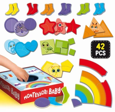 LISCIANI Hra Montessori baby kolekce 12 her pro nejmenší děti