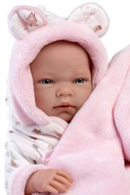 LLORENS Panenka realistická New Born Nica miminko holčička 40cm