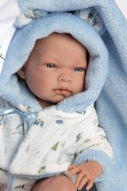LLORENS Panenka realistická New Born Nico miminko chlapeček 40cm