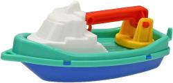 Loďka do vody barevná jeřáb 14cm do vany 2 barvy plast
