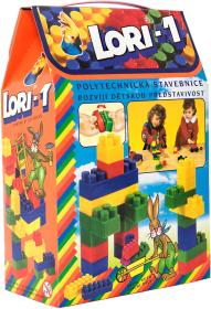 Lori 001 Stavebnice 1 barevné kostky set 50ks v krabici