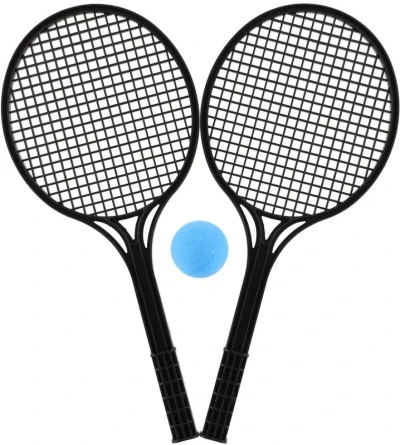 Lori 226 Set plastový na soft tenis 2 rakety a míček v síťce