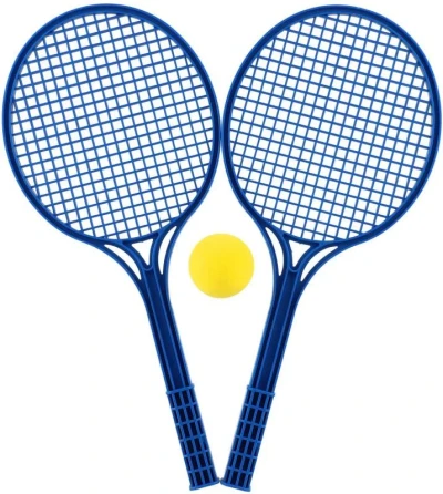 Lori 227 Set na soft tenis 2 modré rakety a míček 2 barvy plast