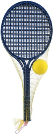 Lori 227 Set na soft tenis 2 modré rakety a míček 2 barvy plast