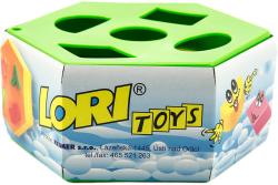 Lori 228 Vkládačka baby šestihranná 9 vkládacích tvarů 4 barvy plast
