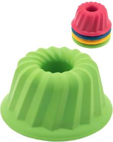 Lori 236 Baby bábovka kulatá 12x7cm na písek 4 barvy plast