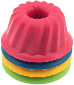 Lori 236 Baby bábovka kulatá 12x7cm na písek 4 barvy plast