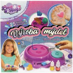 Love and Hugs Výroba mýdel dětský kreativní set v krabici