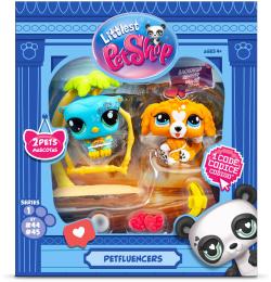 HASBRO LPS Zvířátko Littlest Pet Shop Petfluenceři set 2ks s doplňky