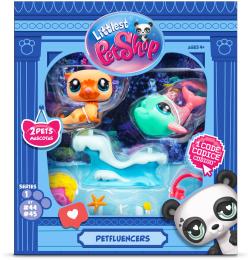 HASBRO LPS Zvířátko Littlest Pet Shop Petfluenceři set 2ks s doplňky
