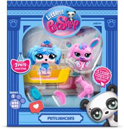 HASBRO LPS Zvířátko Littlest Pet Shop Petfluenceři set 2ks s doplňky