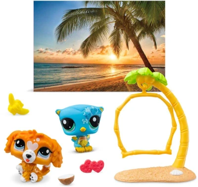 HASBRO LPS Zvířátko Littlest Pet Shop Petfluenceři set 2ks s doplňky