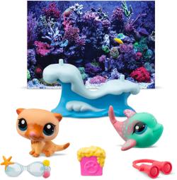HASBRO LPS Zvířátko Littlest Pet Shop Petfluenceři set 2ks s doplňky