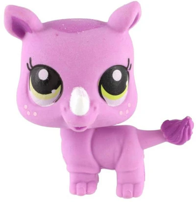 LPS Littlest Pet Shop figúrka zvieratko guma na mazanie s prekvapením