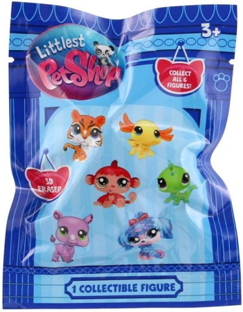 LPS Littlest Pet Shop figúrka zvieratko guma na mazanie s prekvapením
