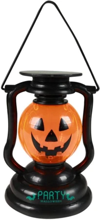 Lucerna halloween svítidlo dýně párty dekorace lampa na baterie Světlo Zvuk