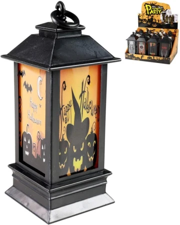 Lucerna halloween svietidlo párty dekorácia lampa na batérie Svetlo 4 druhy Lucerna halloween svietidlo párty dekorácia lampa na batérie Svetlo 4 druhy