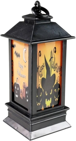 Lucerna halloween svítidlo párty dekorace lampa na baterie Světlo 4 druhy